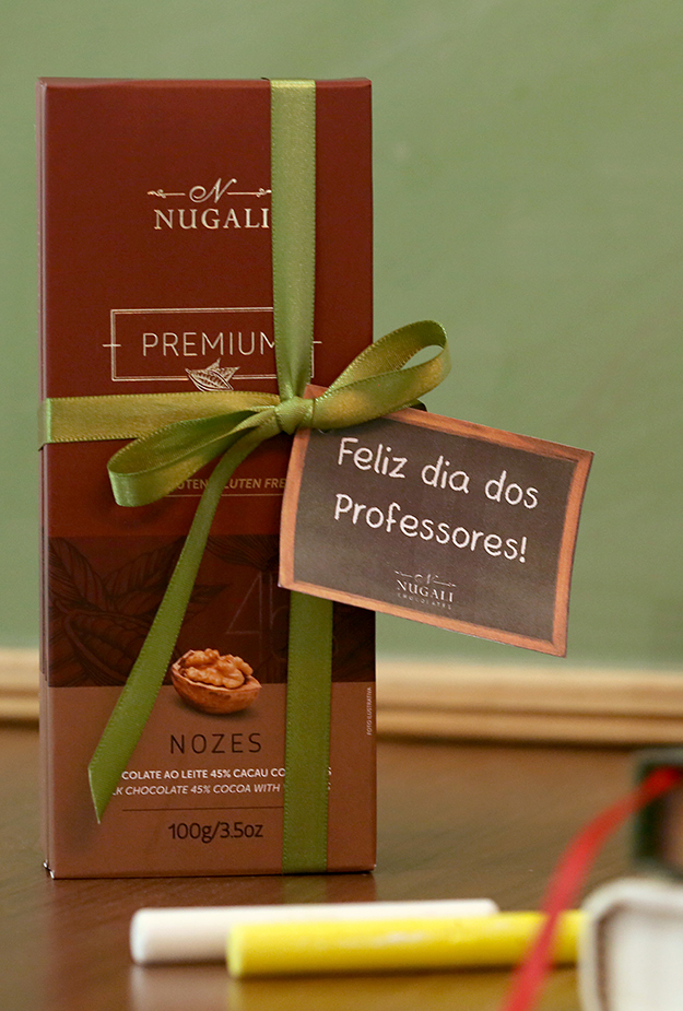 Dia dos professores com Chocolate Nugali
